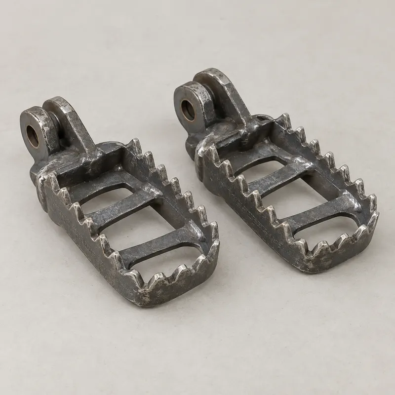 AI-generated illustrative demo image of GASGAS footpeg pair